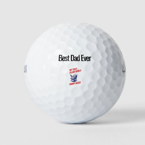 Busy Grumpy Geezer Golf Balls