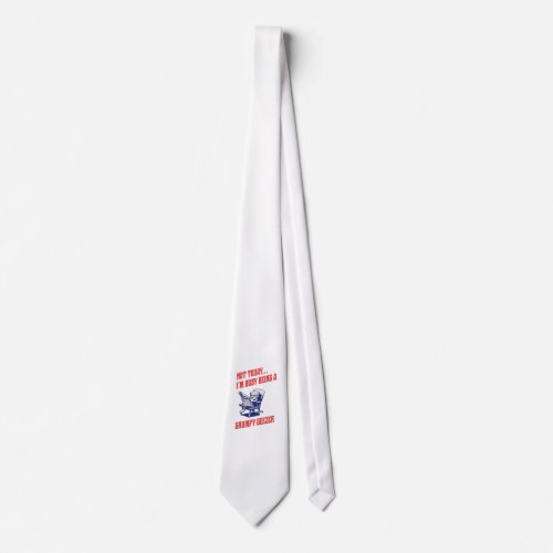 Busy Grumpy Geezer Neck Tie