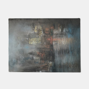 Busy Harbor (by Glenn Cooper Henshaw) Doormat