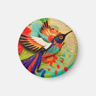 Busy Hummingbird Magnet