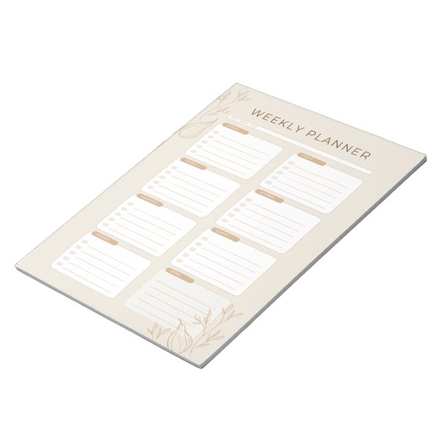 Busy Jewish Mom's Weekly Planner 2024 Notepad (Angled)