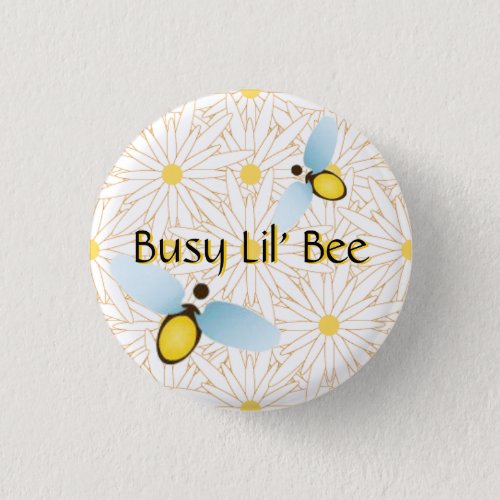 Busy Lil Bee Button