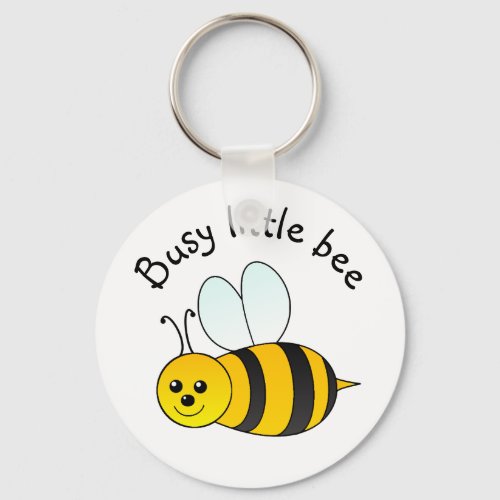 Busy Little Bee Keychain