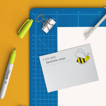 Busy Little Bumble Bee Post-it Notes by DoodleDeDoo at Zazzle