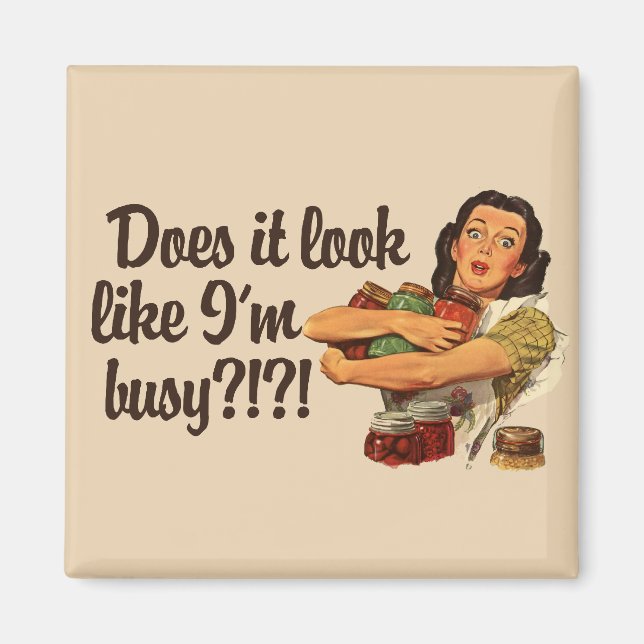 Busy Mom Magnet (Front)