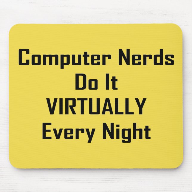 Busy Nerds Mouse Pad (Front)