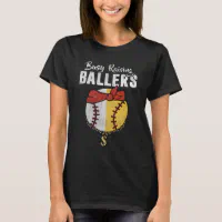 Baseball Mom, Softball Mom Shirt, Busy Raising BALLERS, Mom of