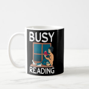 Busy Reading Book  Coffee Mug