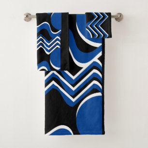 BUSY RED BATH TOWEL SET