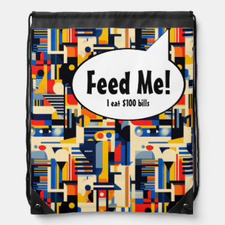 Busy Shaping Up Drawstring Bag