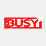 Busy Stamp Bumper Sticker