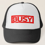 Busy Stamp Trucker Hat