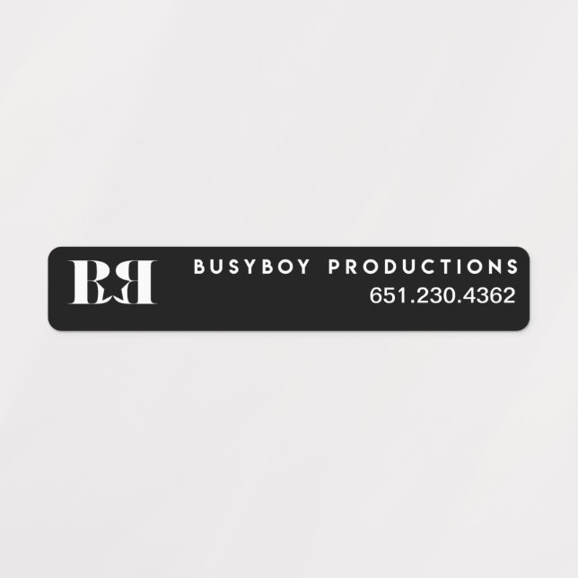 BusyBoy Productions Gear Labels (Design 4)
