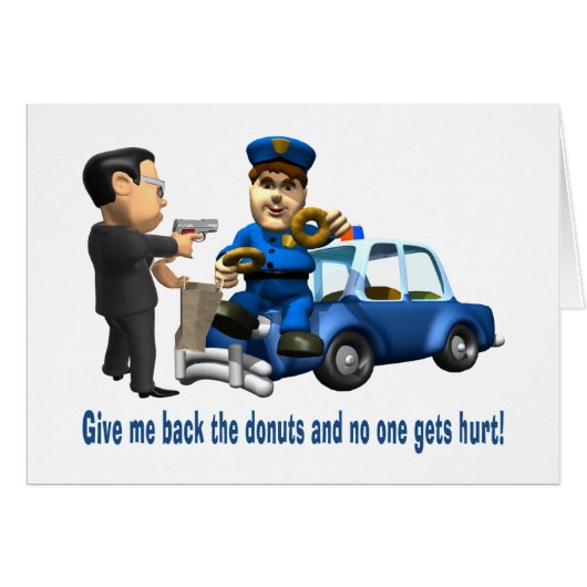 But Cops Love Donuts Cards (Front Horizontal)