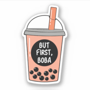 Home & Living :: Decals & Stickers :: Stickers :: Blue Bubble Tea