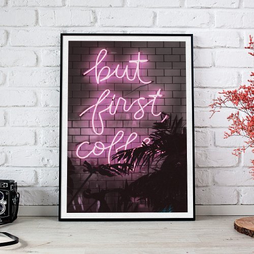But First Coffe Poster