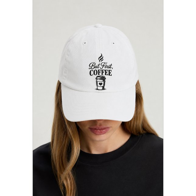 But First Coffee Funny Dad Hat (Creator Uploaded)