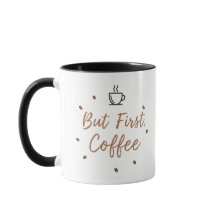 But First Coffee Mug | Cozy Coffee Lover Gift