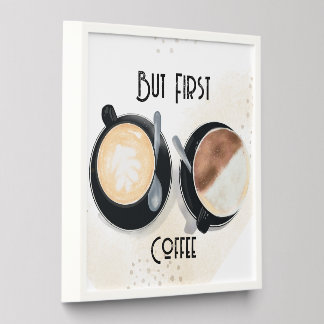 But First Coffee Peel And Stick Photo Tile