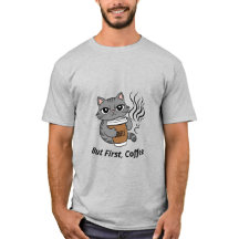 But First, Coffee - Personalized Cat Lover's