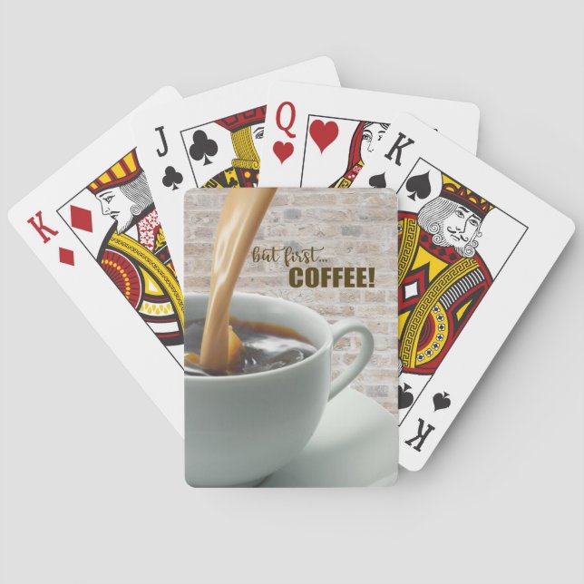 but first, COFFEE Playing Cards (Back)