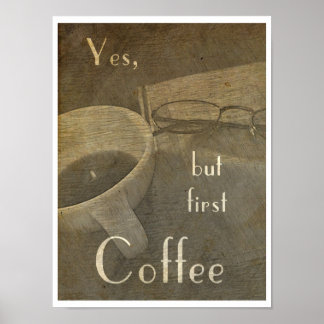 But first Coffee - poster