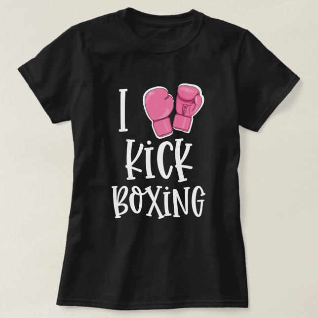 But First Kickboxing Funny Womens Gift T-Shirt (Design Front)