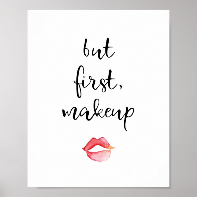 But First Makeup Poster (Front)