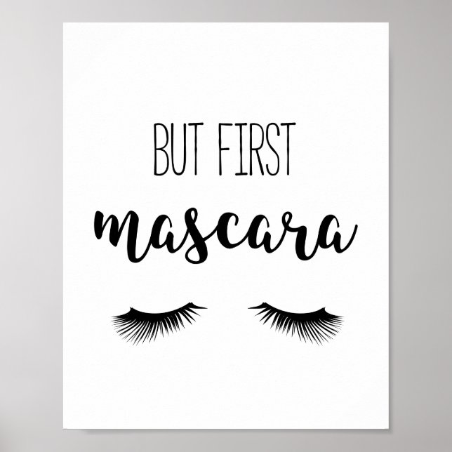 But first mascara poster (Front)