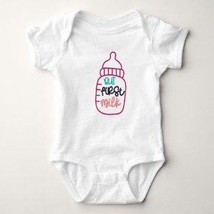 But First Milk Baby Cute Baby Bodysuit