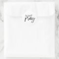 But first, Pray Classic Round Sticker | Zazzle