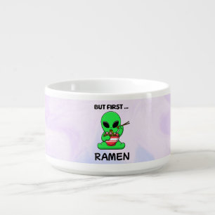 But first Ramen fun Alien Bowl
