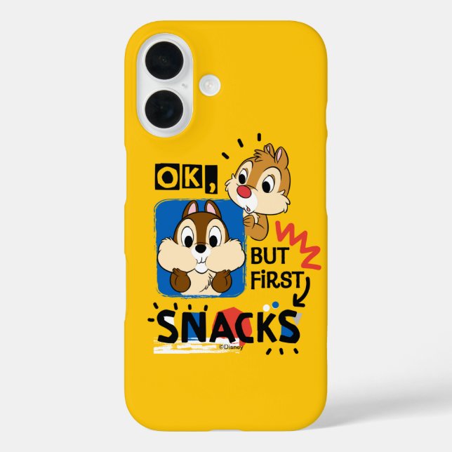 But First Snacks Chipmunks Case-Mate iPhone Case (Back)