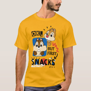 But First Snacks Chipmunks T-Shirt