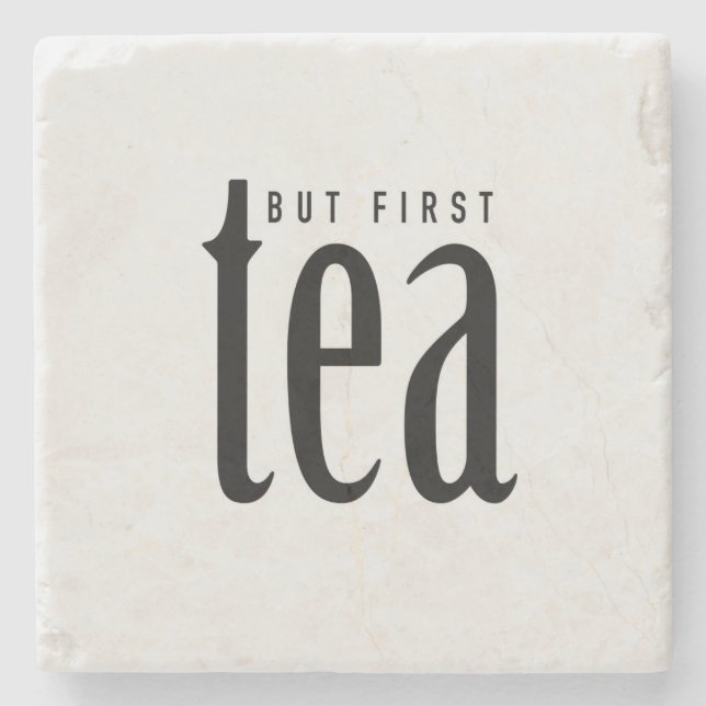 But first, tea stone coaster (Front)