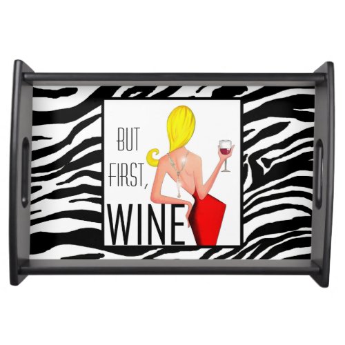 But First Wine DIVA Serving Tray