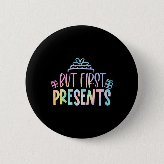 But First Xmas Family Christmas Pajamas T Shirt  Button (Front)