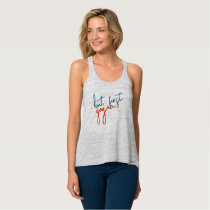 BUT FIRST YOGA Typography Tank Top