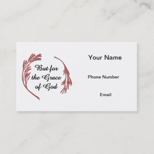 But for the Grace of God Calling Card