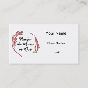 But for the Grace of God Calling Card