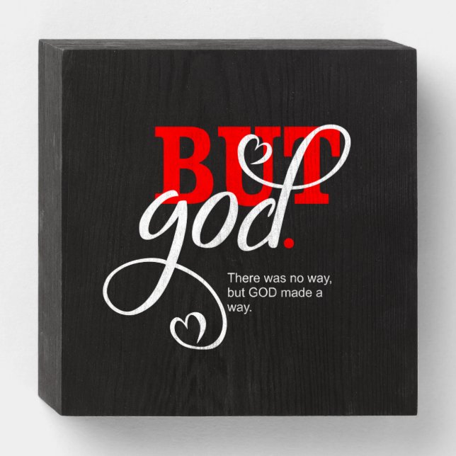 But God Box Sign (Front Horizontal)