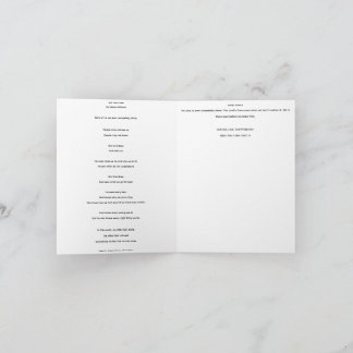 But God Does Poem, Photo, and Quote Thank You Card