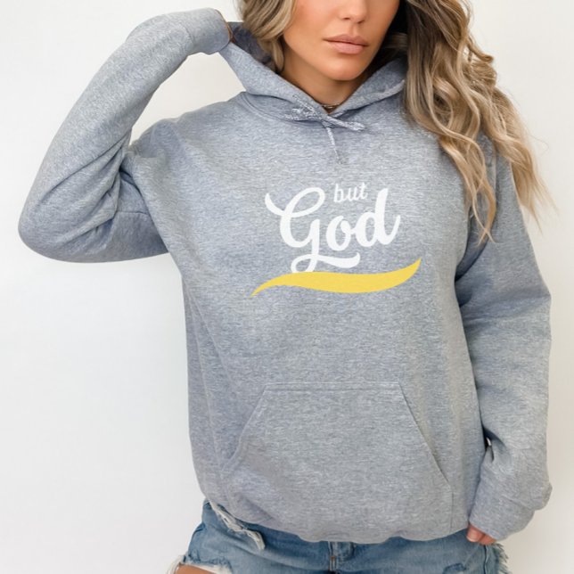 But God Hooded Sweatshirt, Christian Faith  Hoodie (Creator Uploaded)
