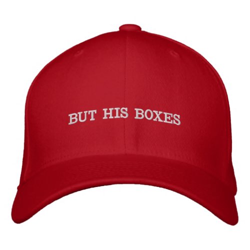 But His Boxes baseball hat