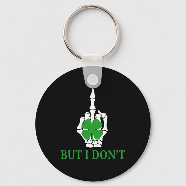 But I Don't Do Matching St Patricks Day Couples Ma Keychain (Front)