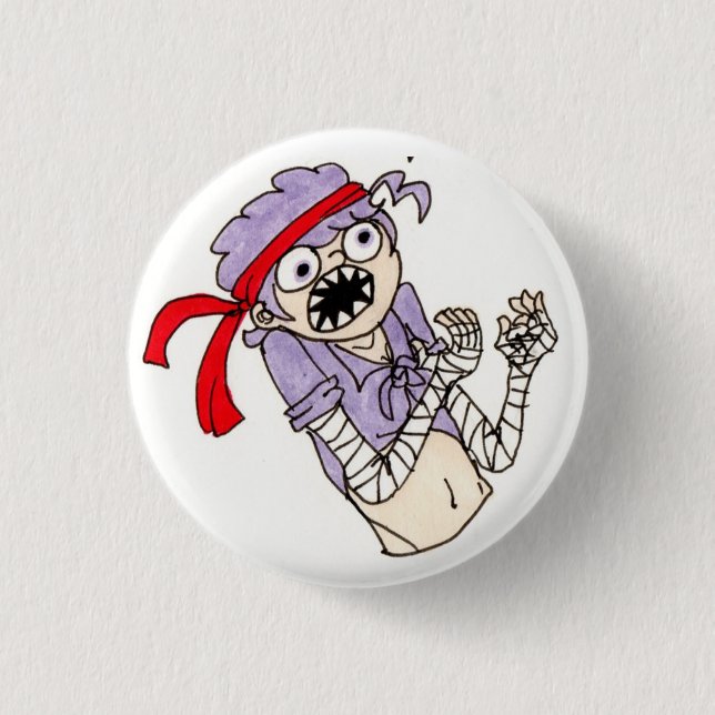 But is it what this is delirious? pinback button (Front)
