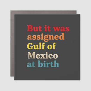 But It Was Assigned Gulf of Mexico at Birth Car Magnet