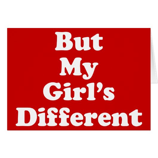 But My Girl's Different (Front Horizontal)