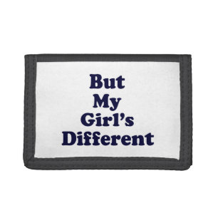 But My Girl's Different Trifold Wallet