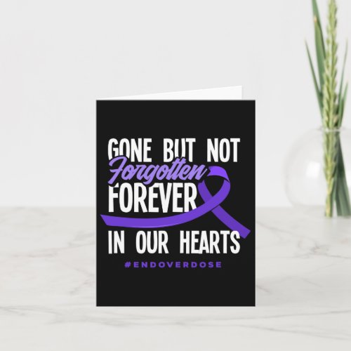 But Not Forgotten Forever In Our Hearts End Overdo Card